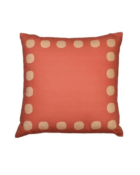 Indie Eye Home Orange Story Polka Dot Cushion Covers 17" x 17"