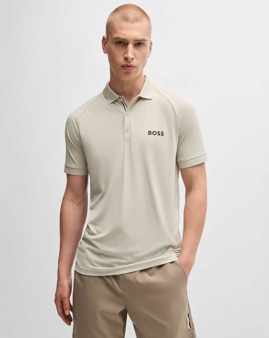 Buy BOSS Waffle-Fabric Boss X Matteo Berrettini Polo T-Shirt