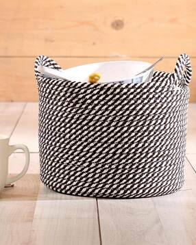Striped Utility Crest Basket