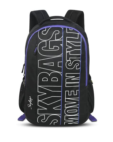 Skybags Men Typographic Print Backpack with Adjustable Straps