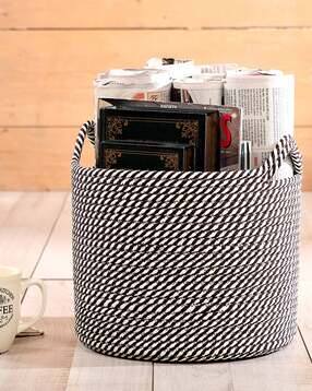 Striped Utility Crest Basket