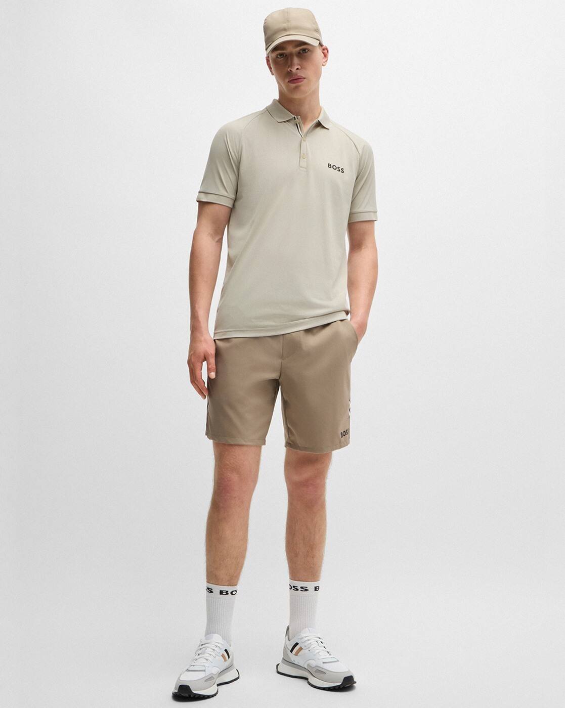 Buy BOSS Waffle-Fabric Boss X Matteo Berrettini Polo T-Shirt