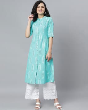 stylum Block Print A-line Kurta-picture-42