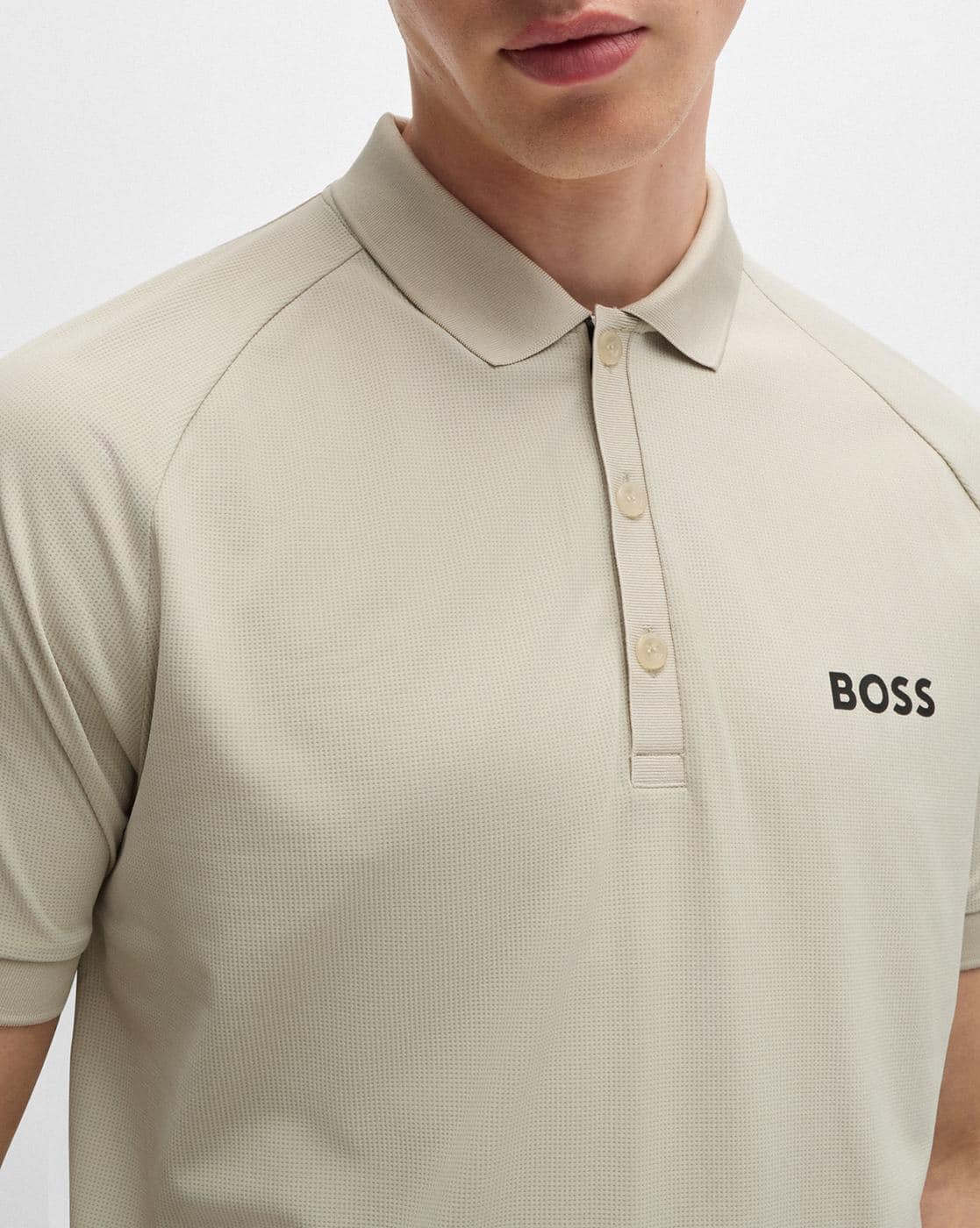 Buy BOSS Waffle-Fabric Boss X Matteo Berrettini Polo T-Shirt