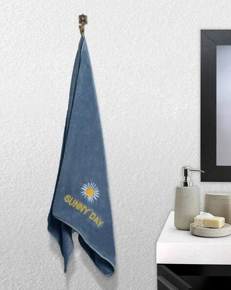 FABINALIV 420 GSM Cotton Bath Towel with Embroidery
