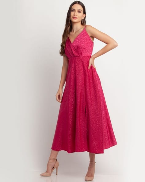 Zink London Floral Print A-line Dress