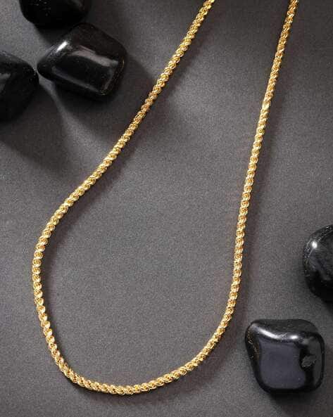 Men Gold-Plated Stainless Steel Chain