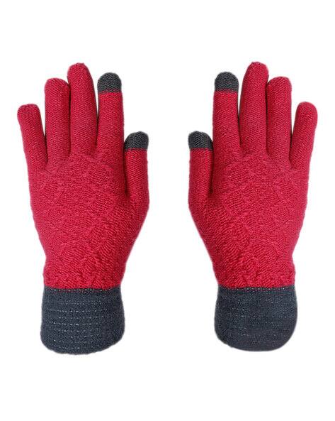 Loom Legacy Textured Knitted Winter Gloves