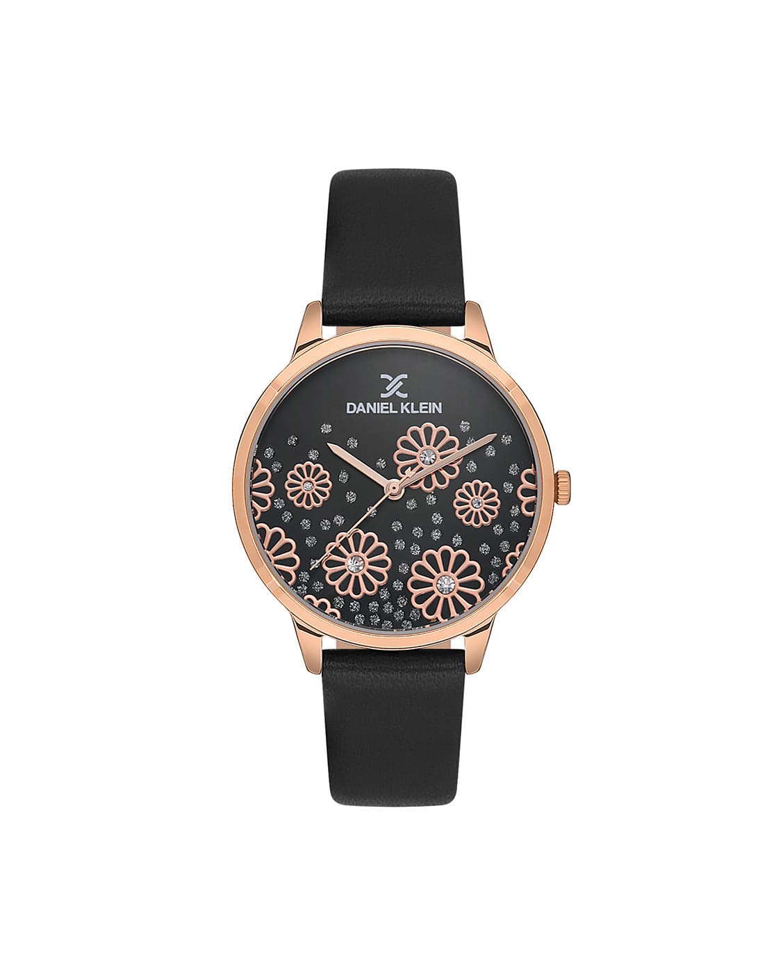 Daniel Klein Women DK.1.13459-6 Analogue Wrist Watch with Leather Strap