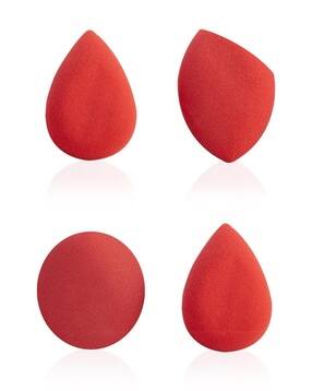 water drop & egg and olive cut mini sponge set