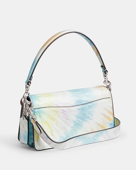 Buy Coach Rainbow Tie-Dye Print Leather Tabby Medium Shoulder Bag  