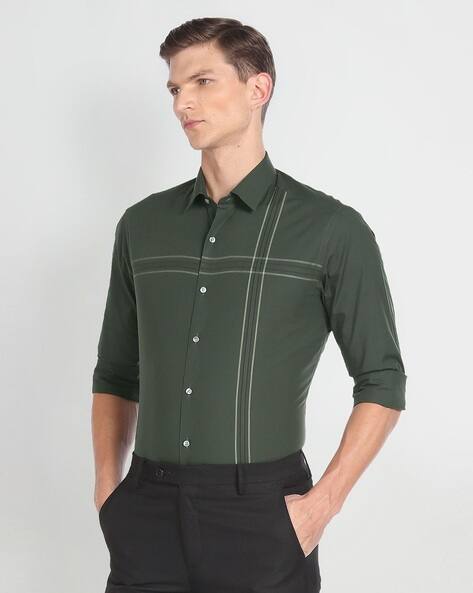 slim fit dress slacks Arrow McLaren Apex Performance Dress Shirt White – Collars & Co main image 1