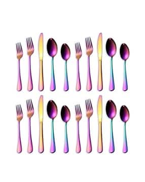 20-Piece Stainless Steel Cutlery Set-image-3