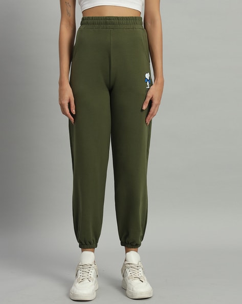 Buy Green Track Pants for Women by Aeck Online Ajio