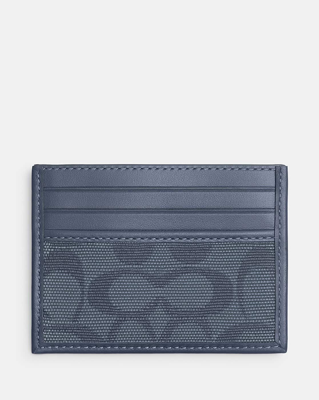 Buy Coach Signature Canvas Jacquard Small Card Case Navy Blue
