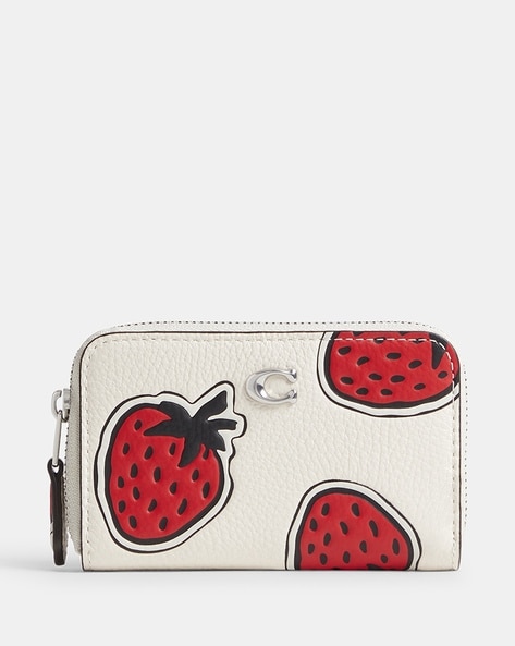 Coach Wristlet With shops Strawberry