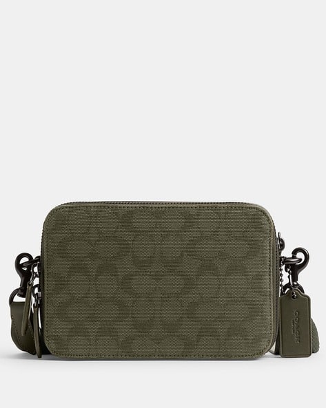 Buy Coach Signature Canvas Jacquard Charter Medium Crossbody Bag