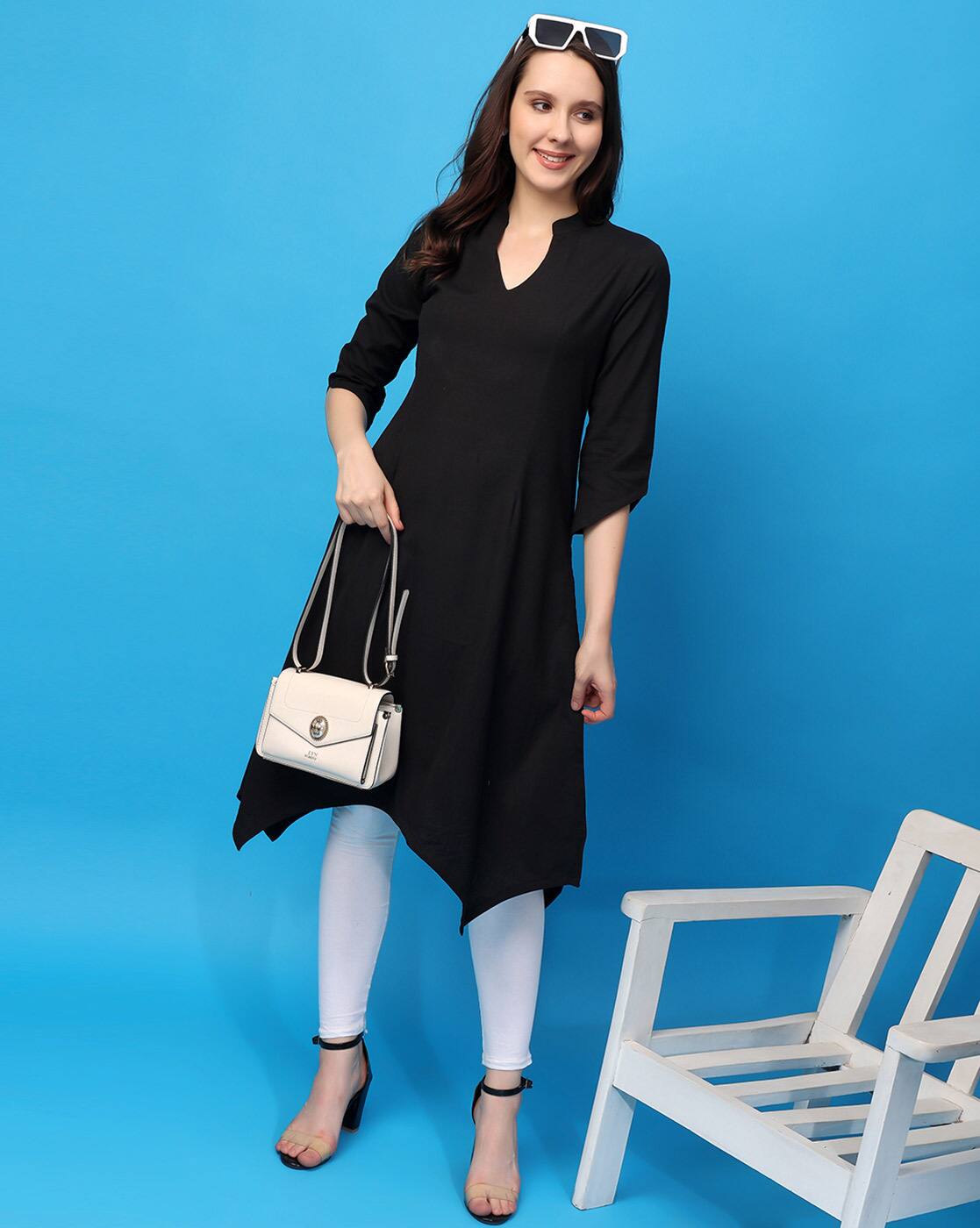 Buy Black Dresses for Women by FASHJONS 360 Online | Ajio.com