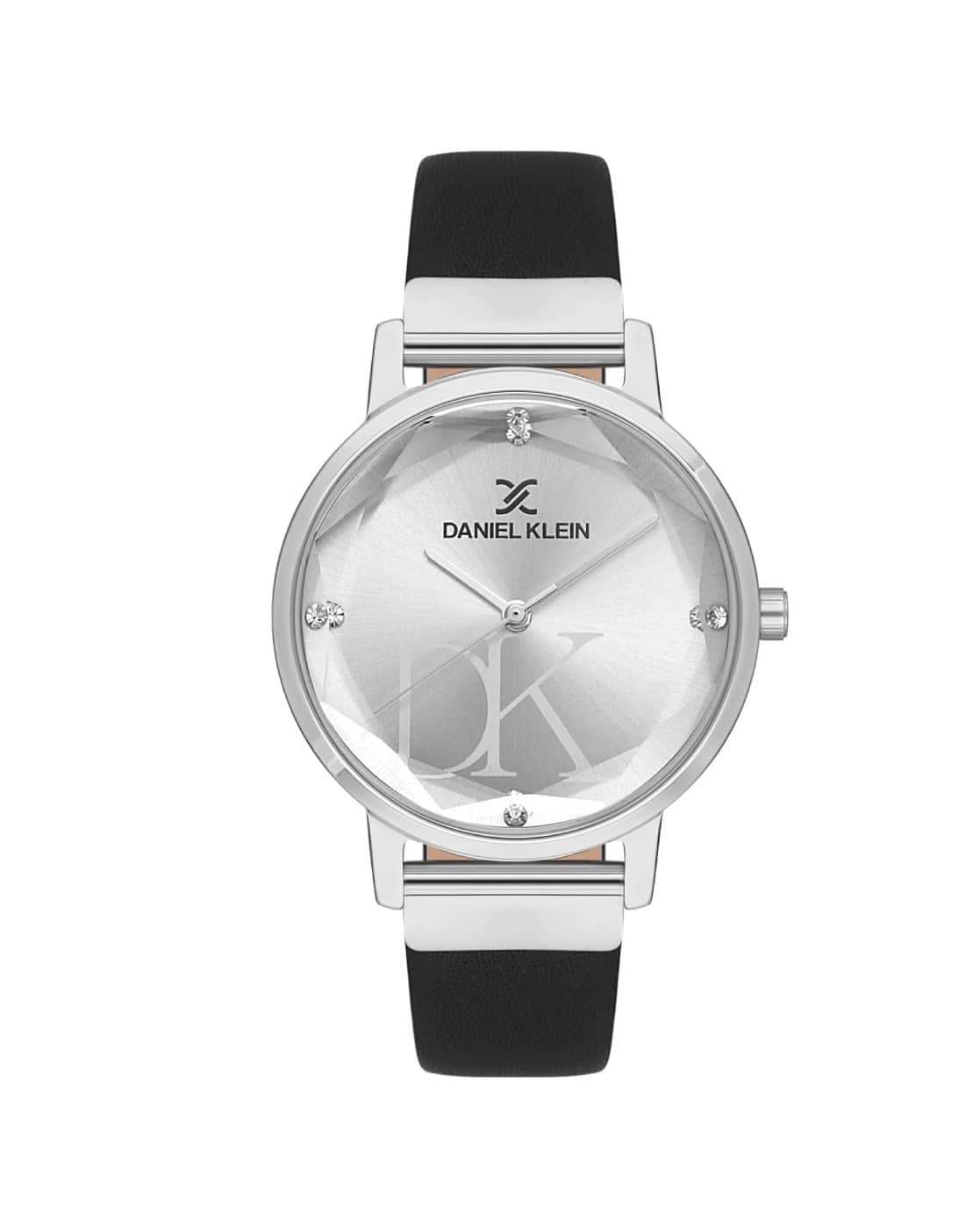 Daniel Klein Women DK.1.13458-1 Analogue Wrist Watch with Leather Strap