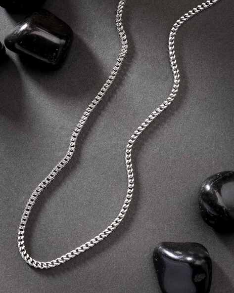 Buy Silver-Plated Chains for Men by NVR Online