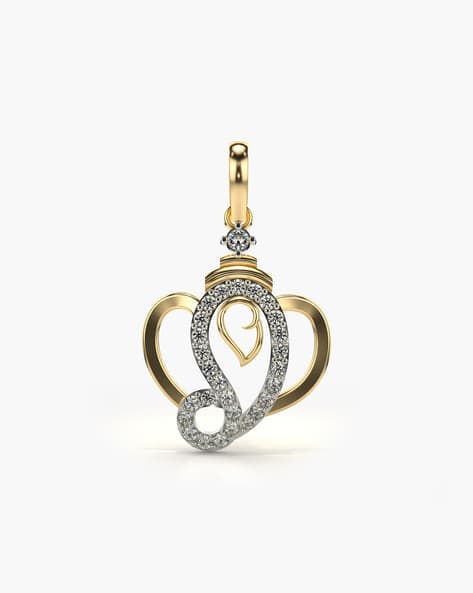 Ganesha Gold Pendant Set