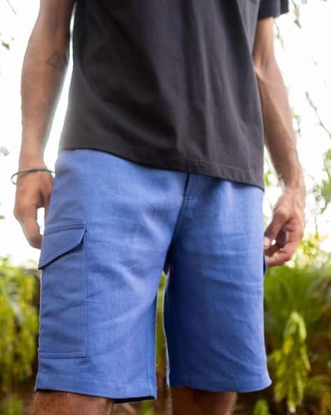 Men Hemp Cargo Shorts