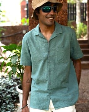 Buy Sage Green Shirts for Men by Creatures of Habit Online