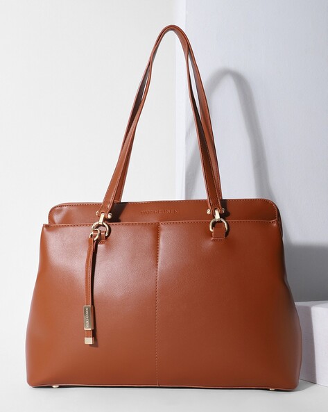 Buy Tan Brown Handbags for Women by VAN HEUSEN Online Ajio