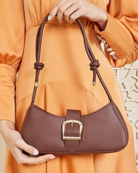 Buy Brown Handbags for Women by Styli Online | Ajio.com 