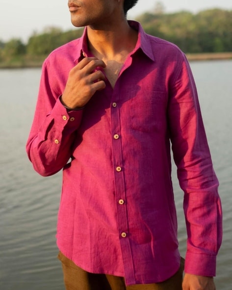 Buy Royal Purple Shirts for Men by Creatures of Habit Online Ajio