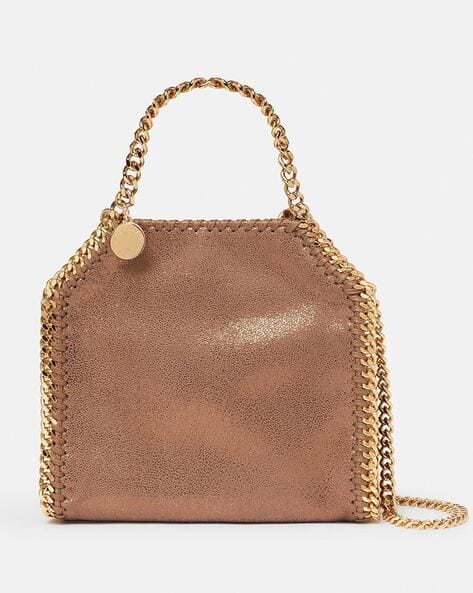 トートバッグ Stella McCartney FALABELLA TINY BAG ECO SHINY DOTTED CHAM Women Grey Falabella Tiny Tote Bag | Stella McCartney CA