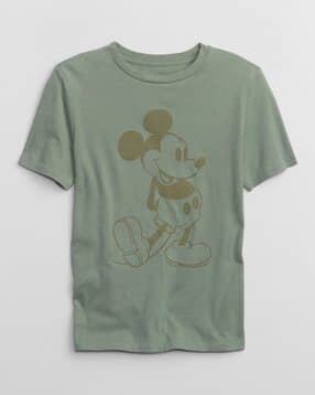gap kids Mickey Mouse Print Round-Neck T-Shirt-picture-23