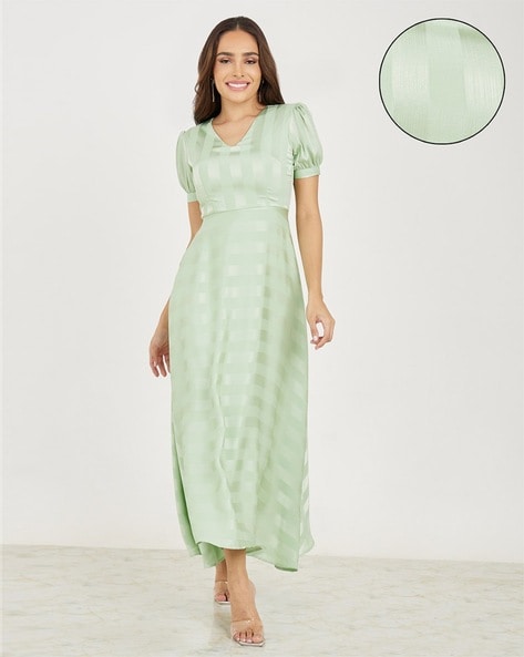 Buy Green Dresses for Women by Styli Online | Ajio.com