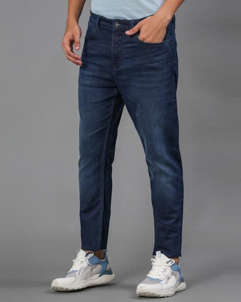 Mid-Wash Relaxed Fit Jeans