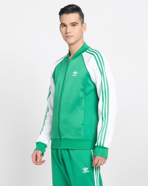 adidas green sst jacket