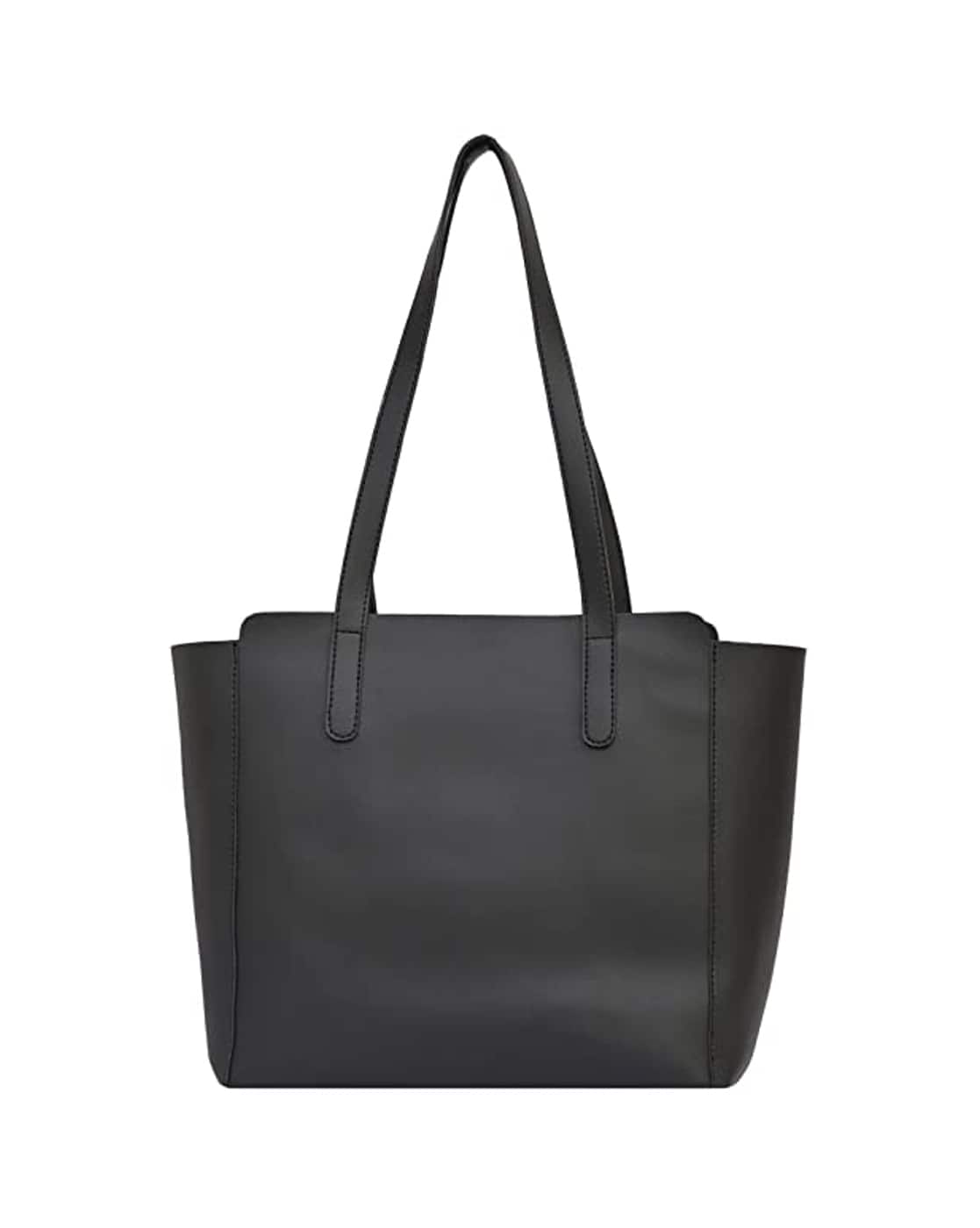 ☆BLACKUP☆ Tweed round tote bag black P00000DA