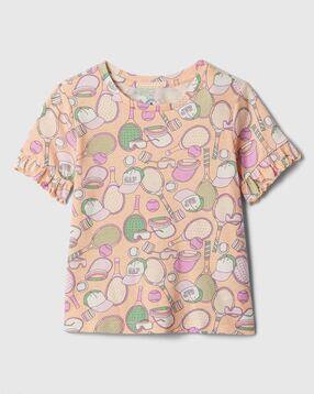 gap kids Girls Printed Round-Neck Top-picture-38