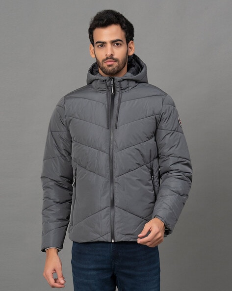 Zip-Front Puffer Jacket