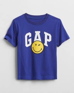 Girls Logo Print Crew-Neck Slim Fit T-Shirt-image-40