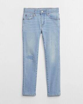 gap kids Boys Lightly Washed Distressed Skinny Fit Jeans-picture-33