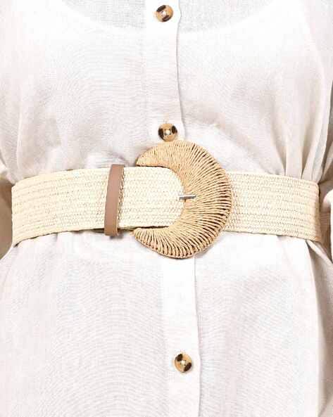 Buy Off White Belts for Women by Kazo Online