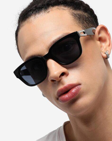 Uv Protection Boys Black Sunglasses Carlton London Black Lens