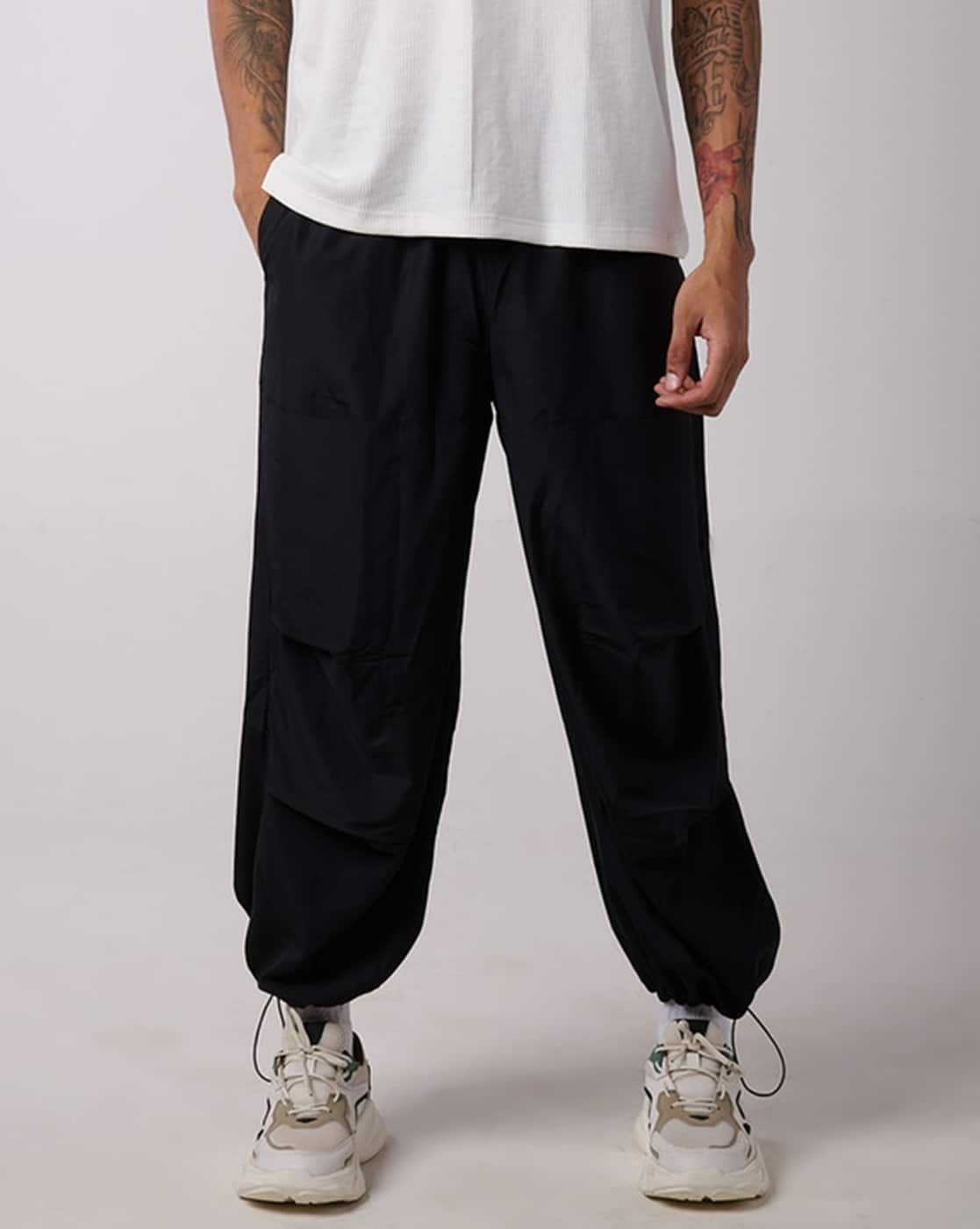 Buy IZF Men Oversized Parachute Pants Online | Ajio.com