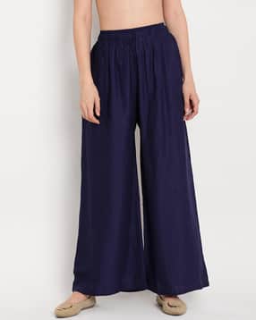 tag 7 plus Full Length Palazzos with Elasticated Waistband-picture-28