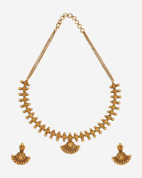 Buy Gold-Toned FashionJewellerySets for Women by Kushal's Fashion
