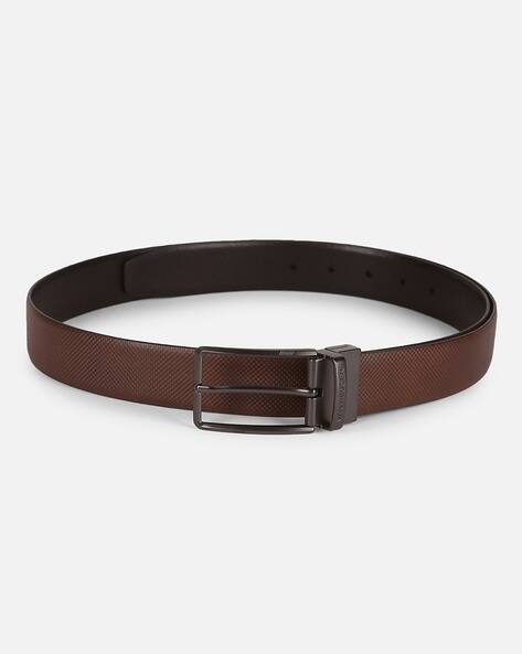Men Reversible Leather Belt
