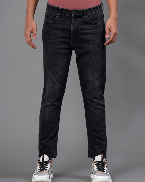 Mid-Wash Relaxed Fit Jeans