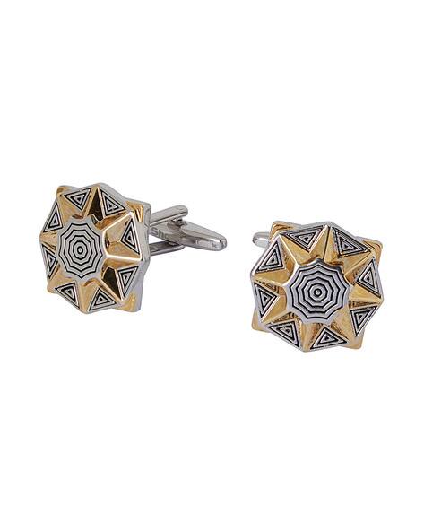 Buy Shaze Silver-Toned Cufflinks Silver-Toned Color Men AJIO LUXE