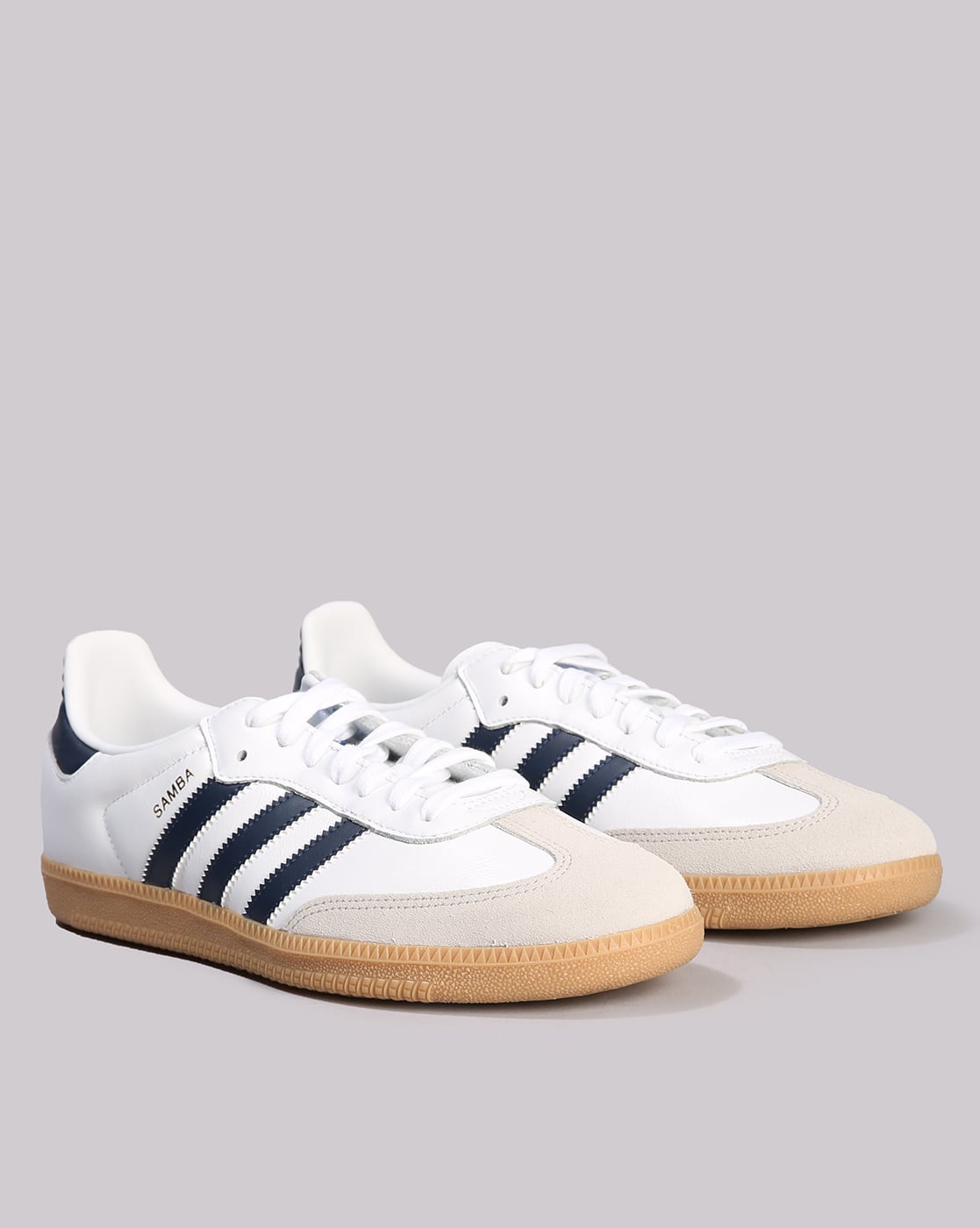 Buy Adidas Originals Samba OG Lace-Up Sneakers White Color Men