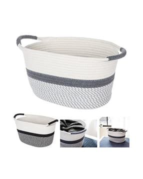 Foldable Pure Cotton Laundry Basket-image-33